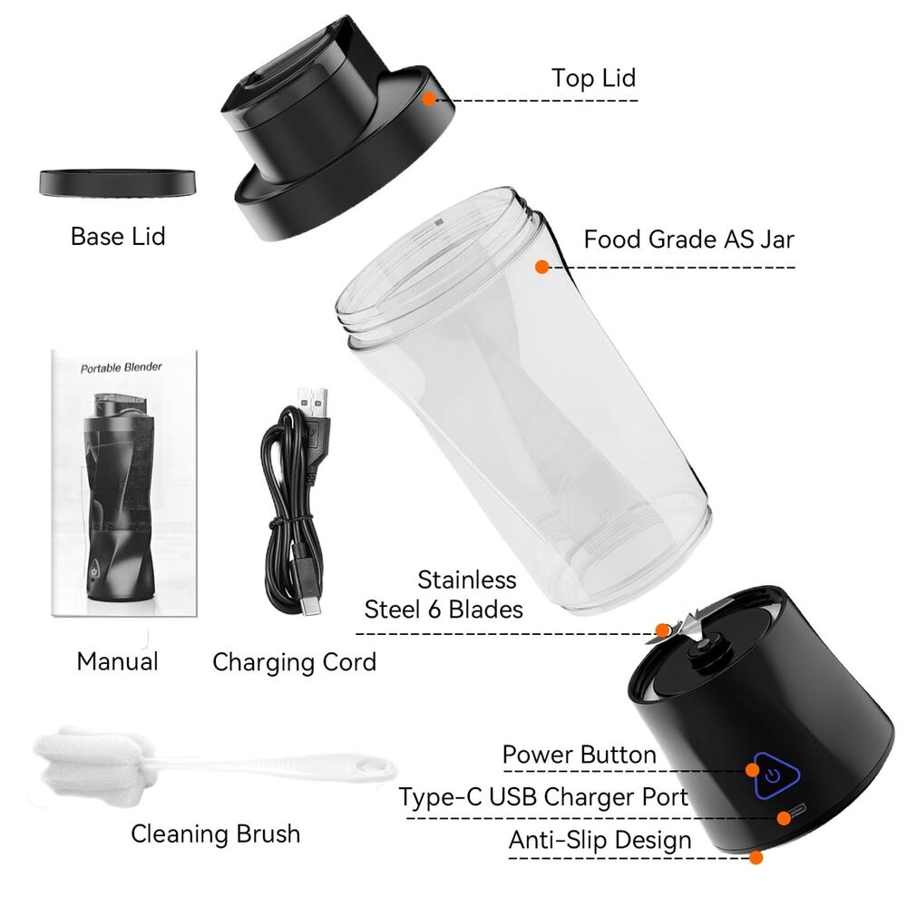 Rechargeable Portable Blender - Picture 4 of 5
